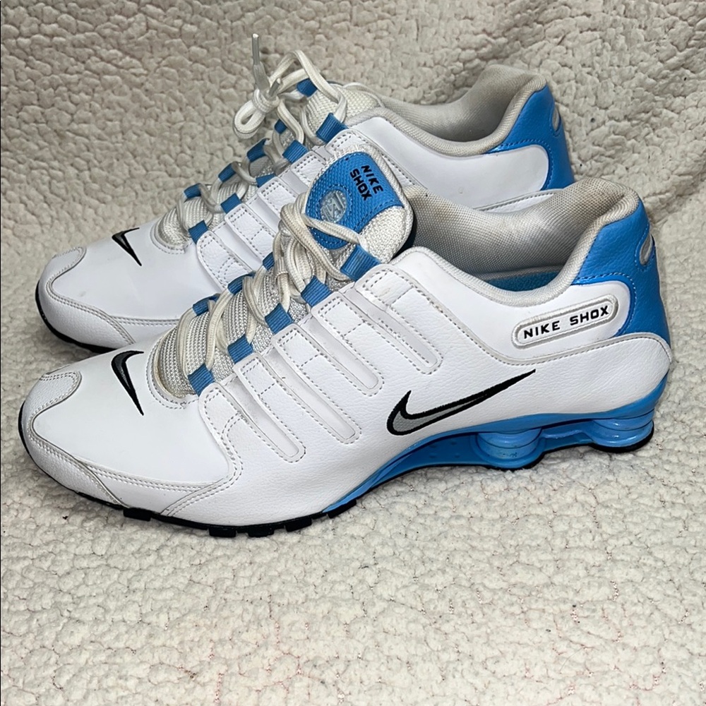 Nike Shox NZ White University Blue Sneakers